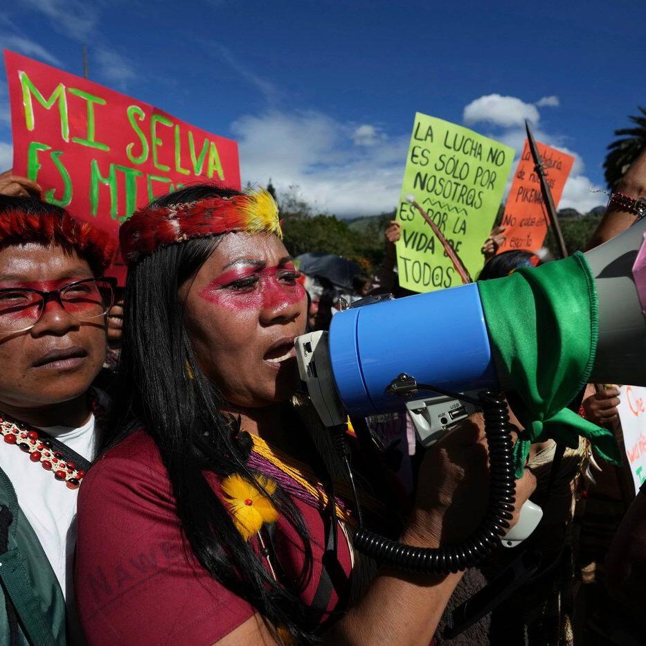 Indigenous groups criticize Ecuador鈥檚 $47 billion oil expansion plan in Amazon
